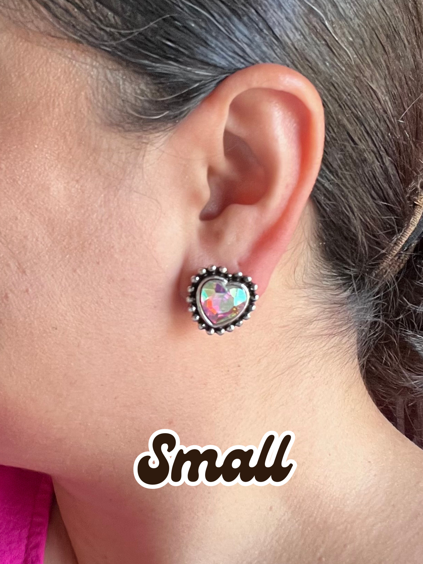 AB Heart Studs
