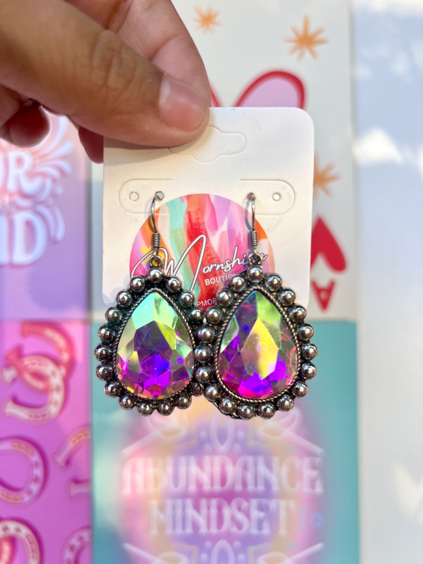 Western Teardrop Earring