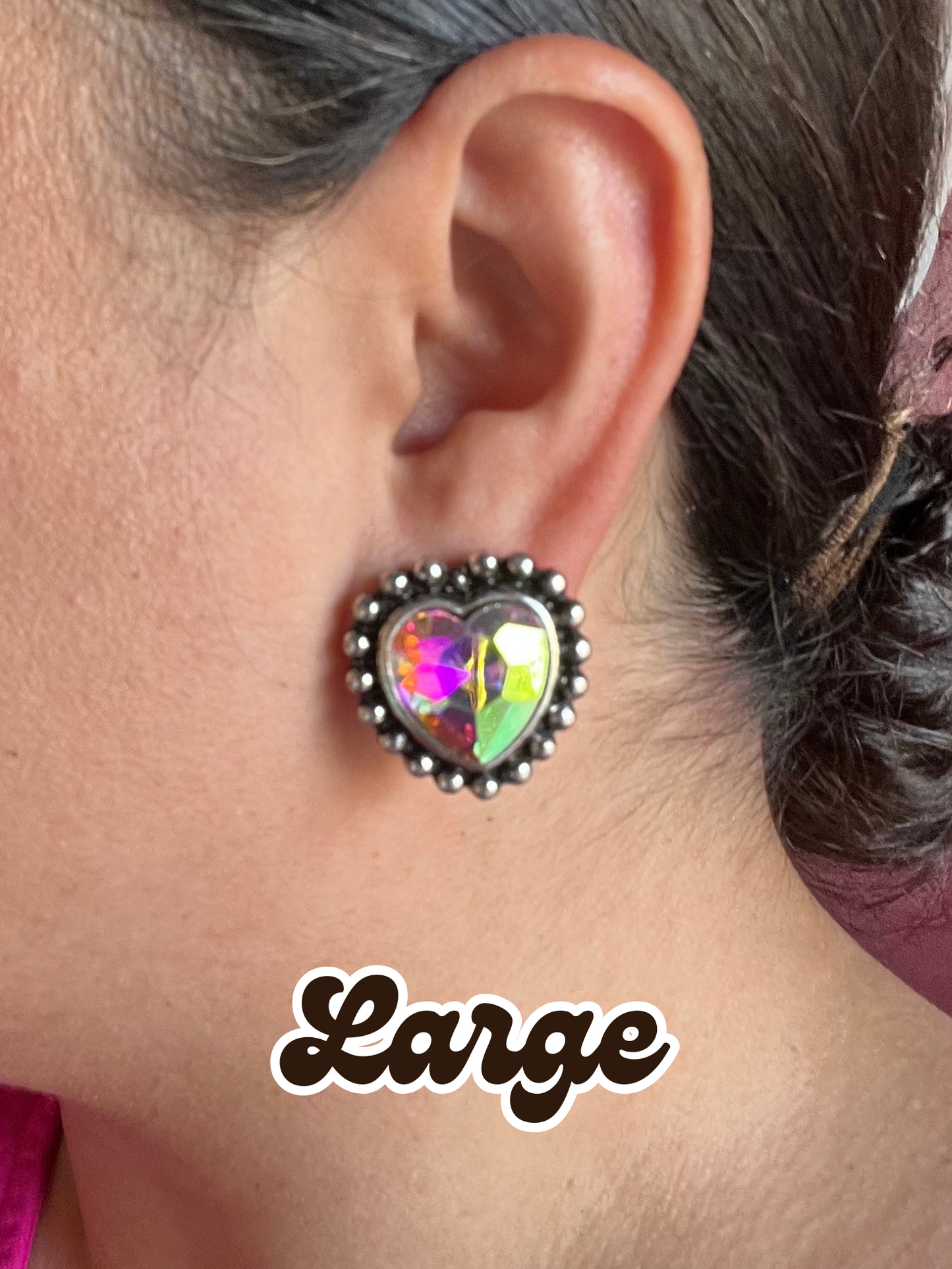 AB Heart Studs