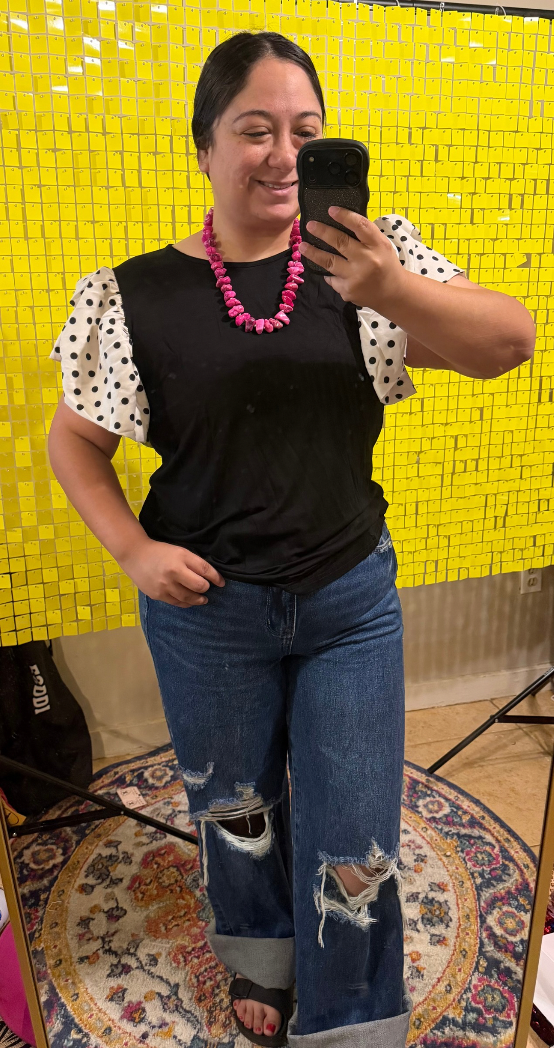 Darling Dot Sleeve Top