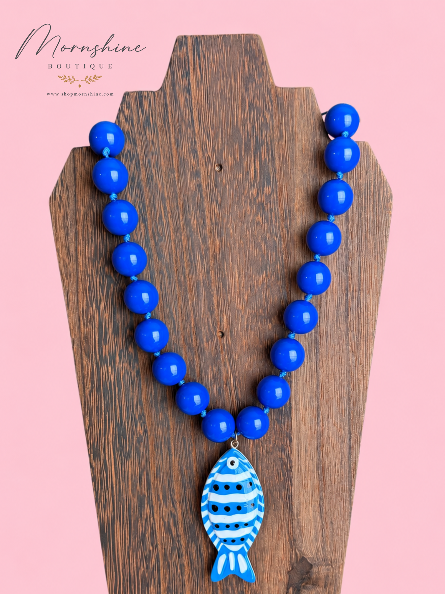 Capri Catch Necklace - Royal Blue