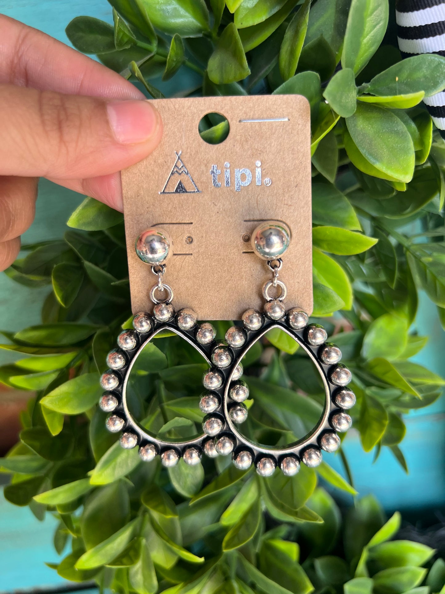Silver Teardrop Earrings