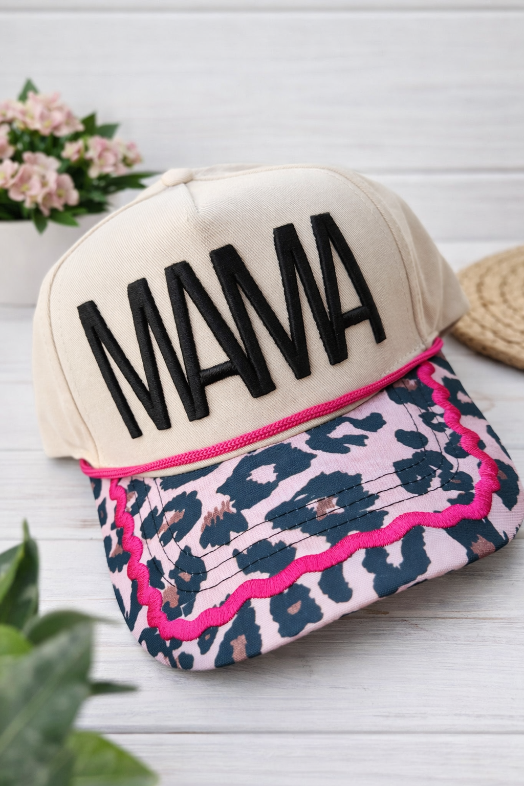 Hot Pink Mama Vibes Trucker Hat