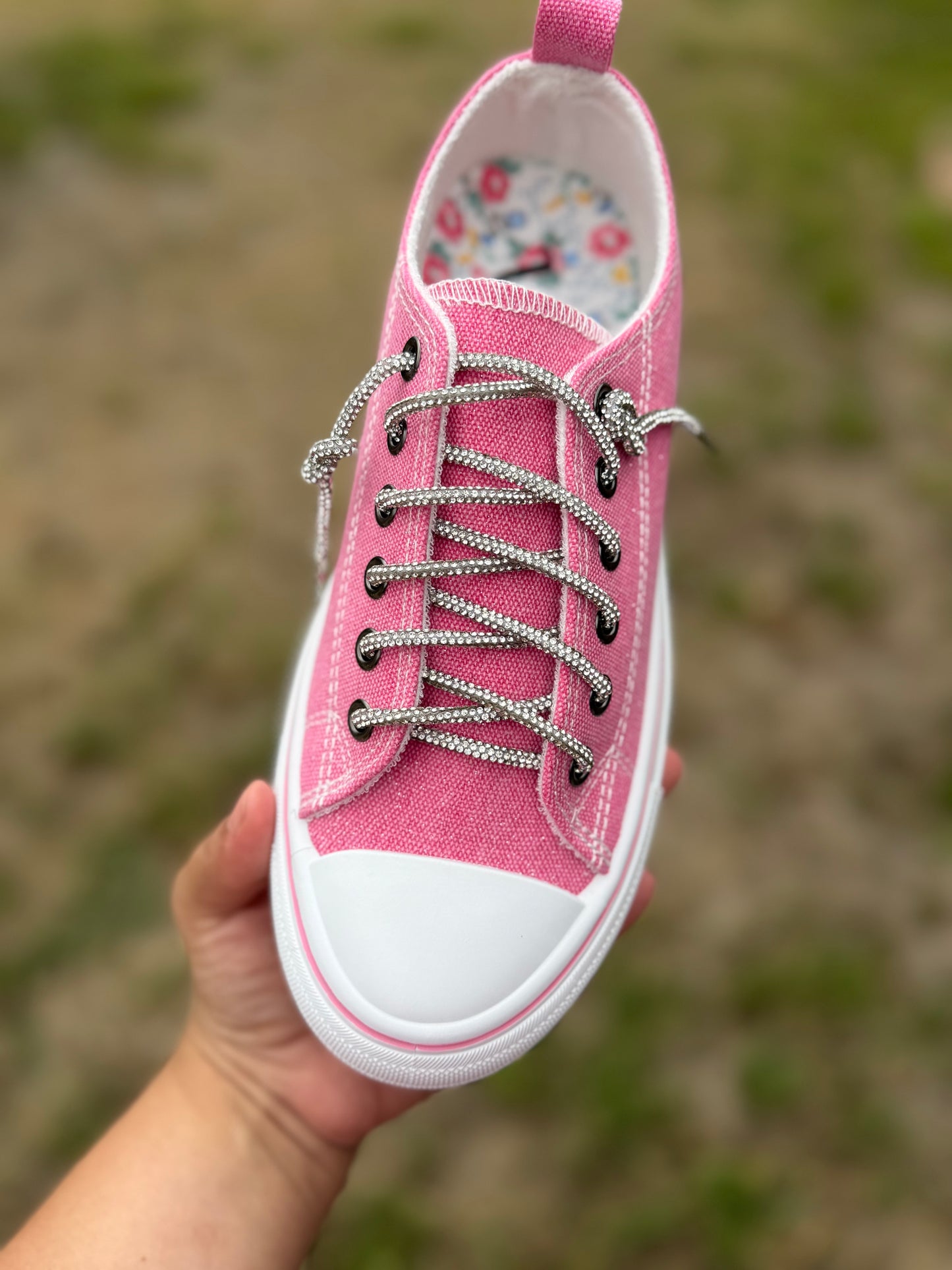 Harmon Sparkle Platform Sneaker - Pink