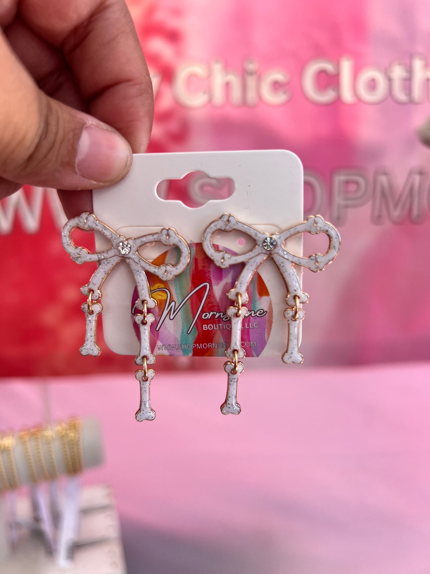 Bow Bone Earrings