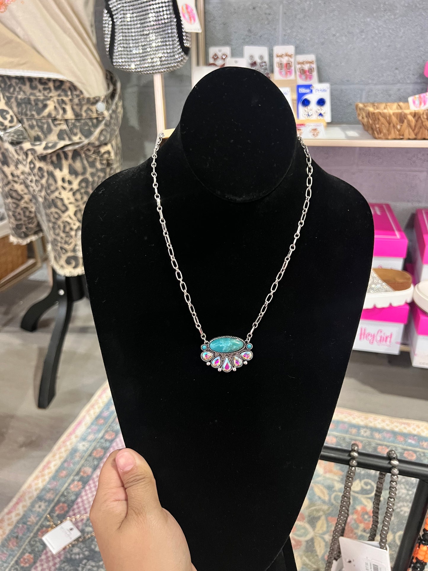 Turquoise AB Necklace