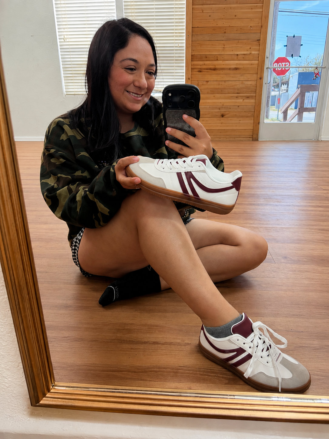 Outwoods Sneaker - Maroon