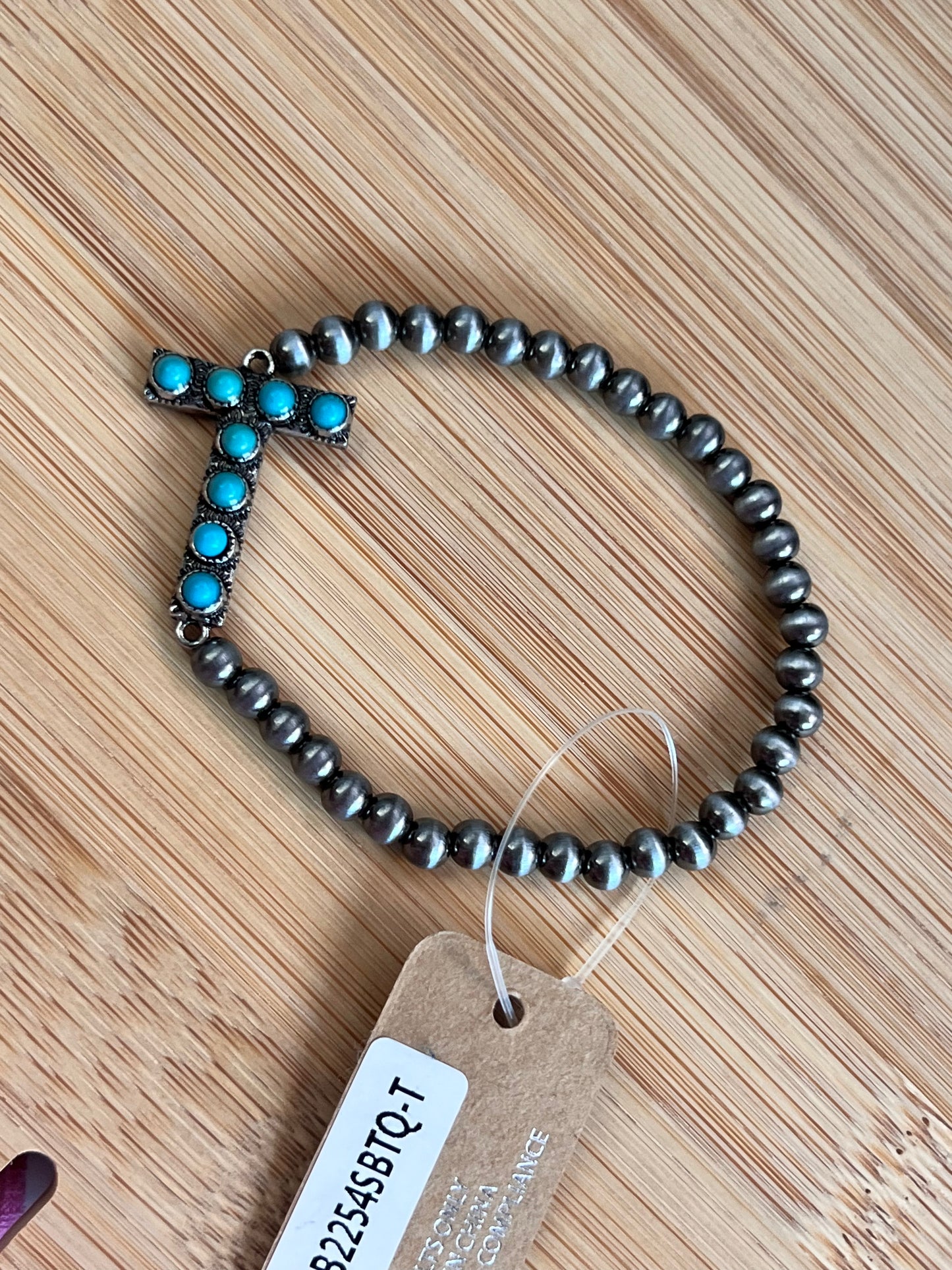 Turquoise Initial Bracelet