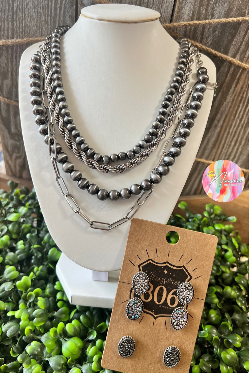 Henley Four Strand Necklace
