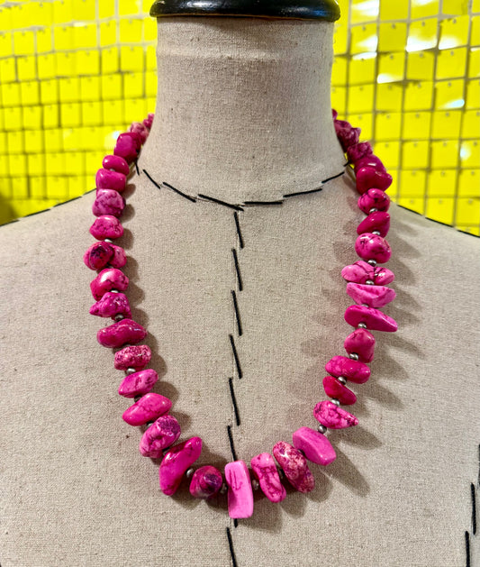 Pink Crush Statement Necklace