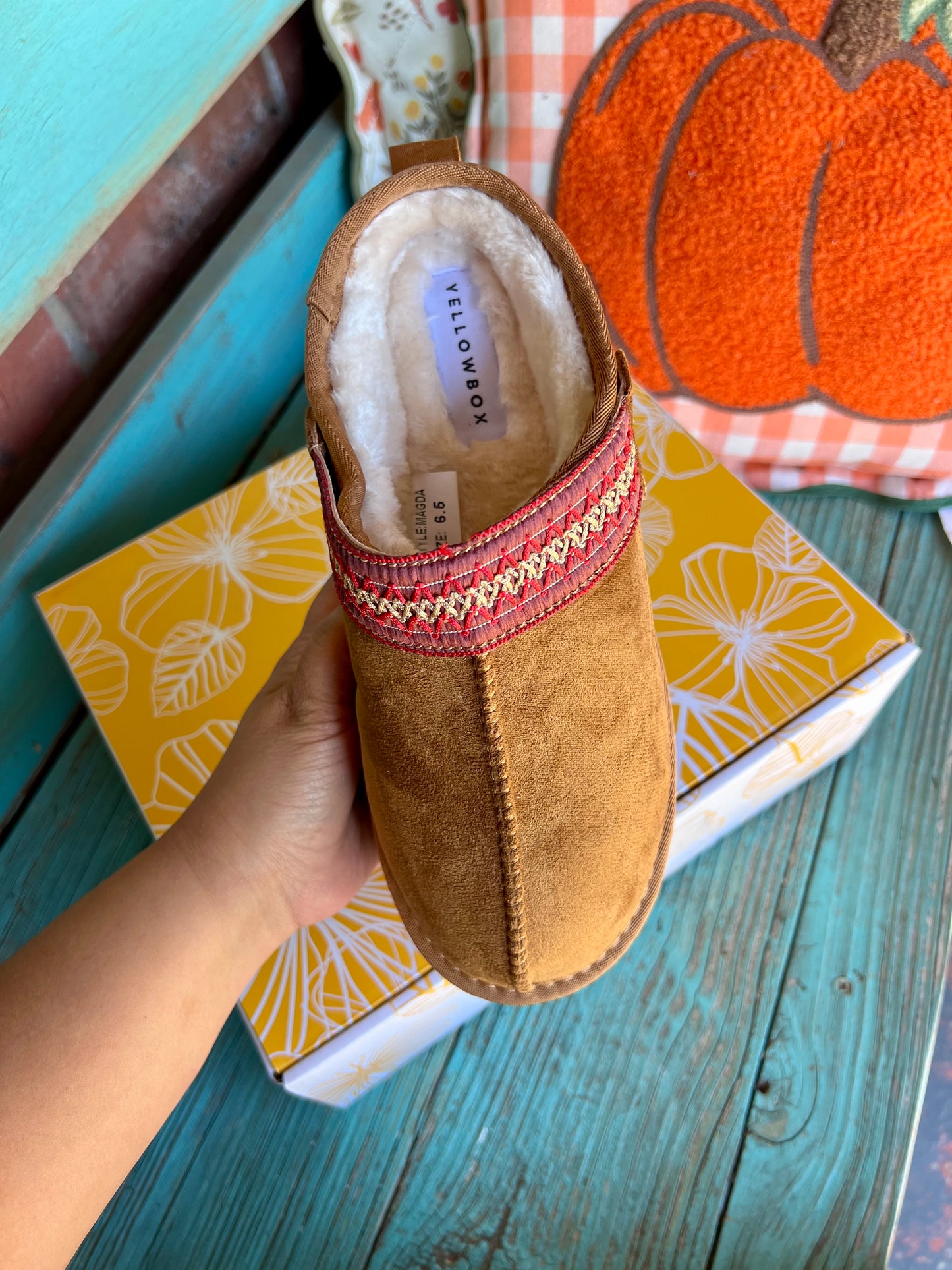 Yellowbox Platform Magda Shoes - Chestnut