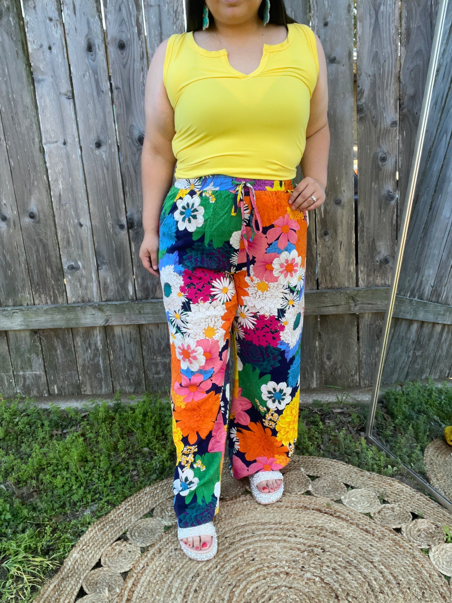 Spring Fling Floral Pants