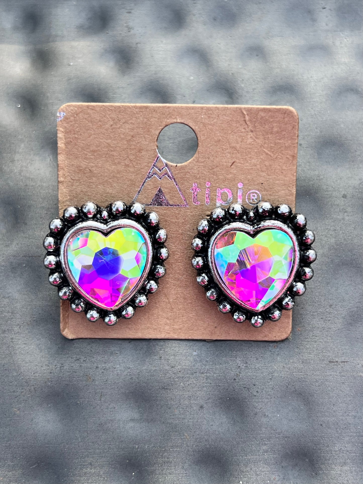 AB Heart Studs