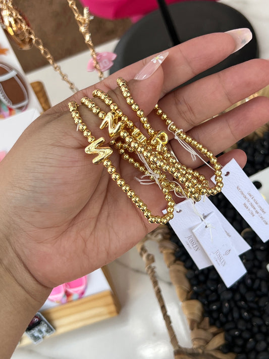 Gold Initial Bracelet