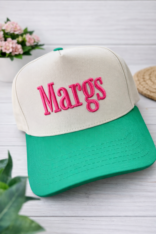 Margs Embroidered C.C. Brand Trucker Hat