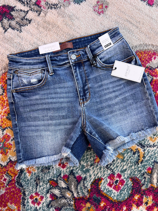Judy Blue High Waisted Vintage Wash Shorts