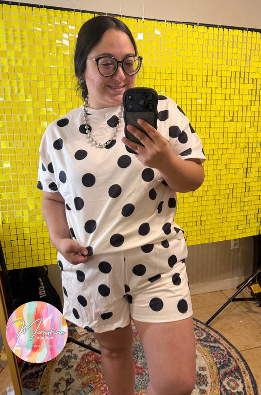Polka Dot Short Set