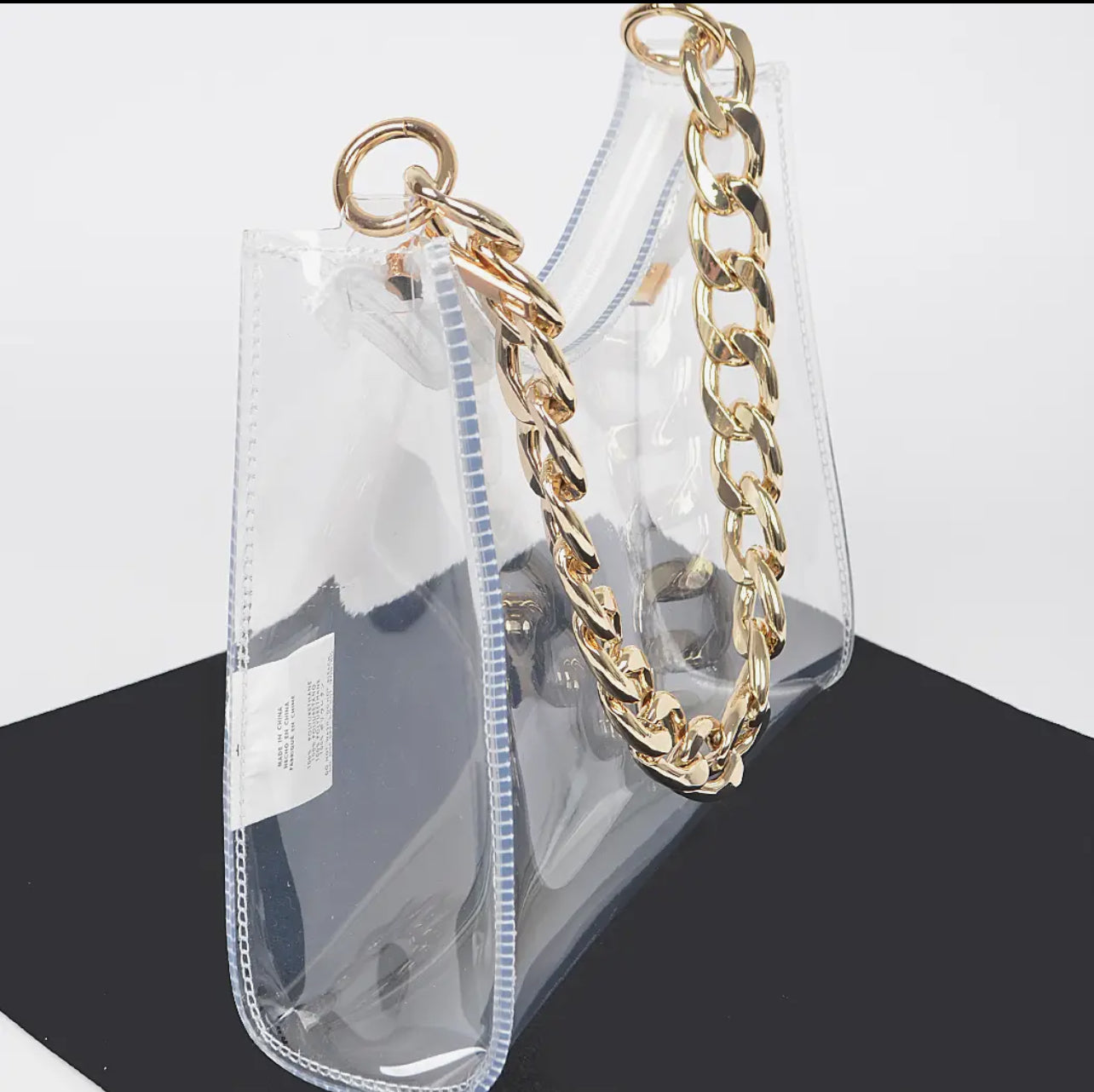 Clear Statement Stadium Bag