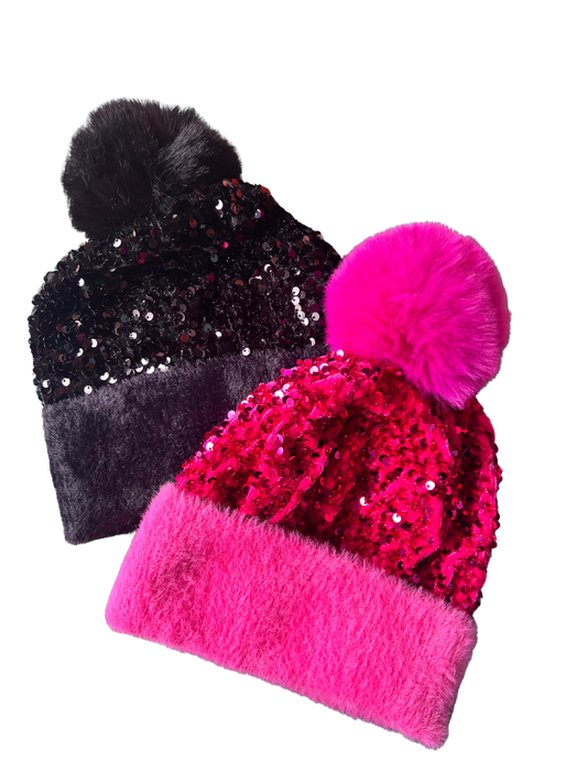 Sequin Beanie