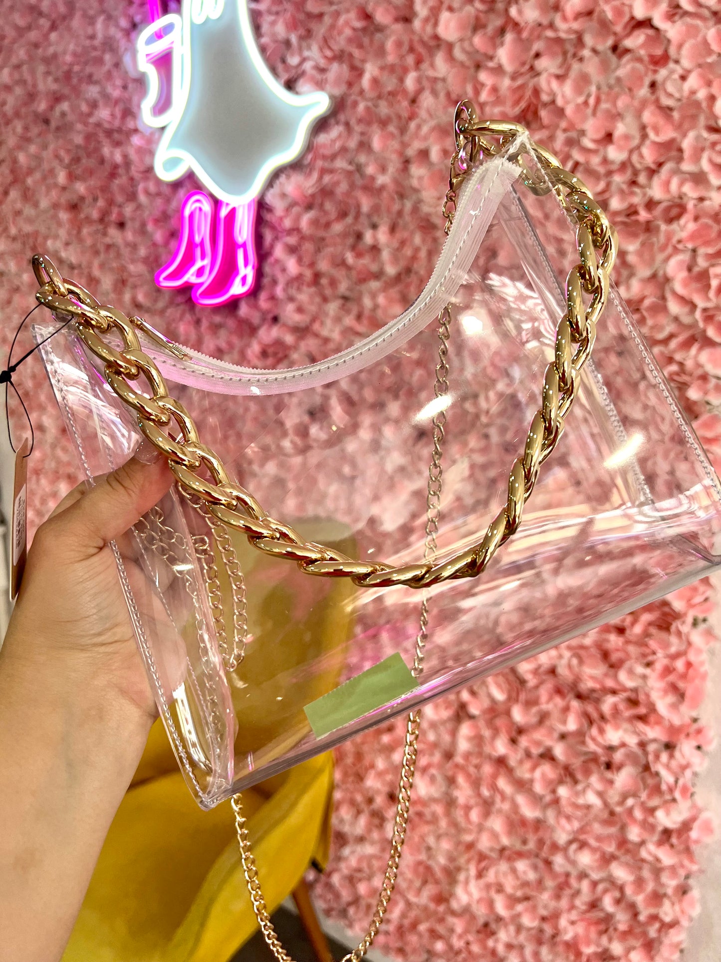 Clear Statement Stadium Bag