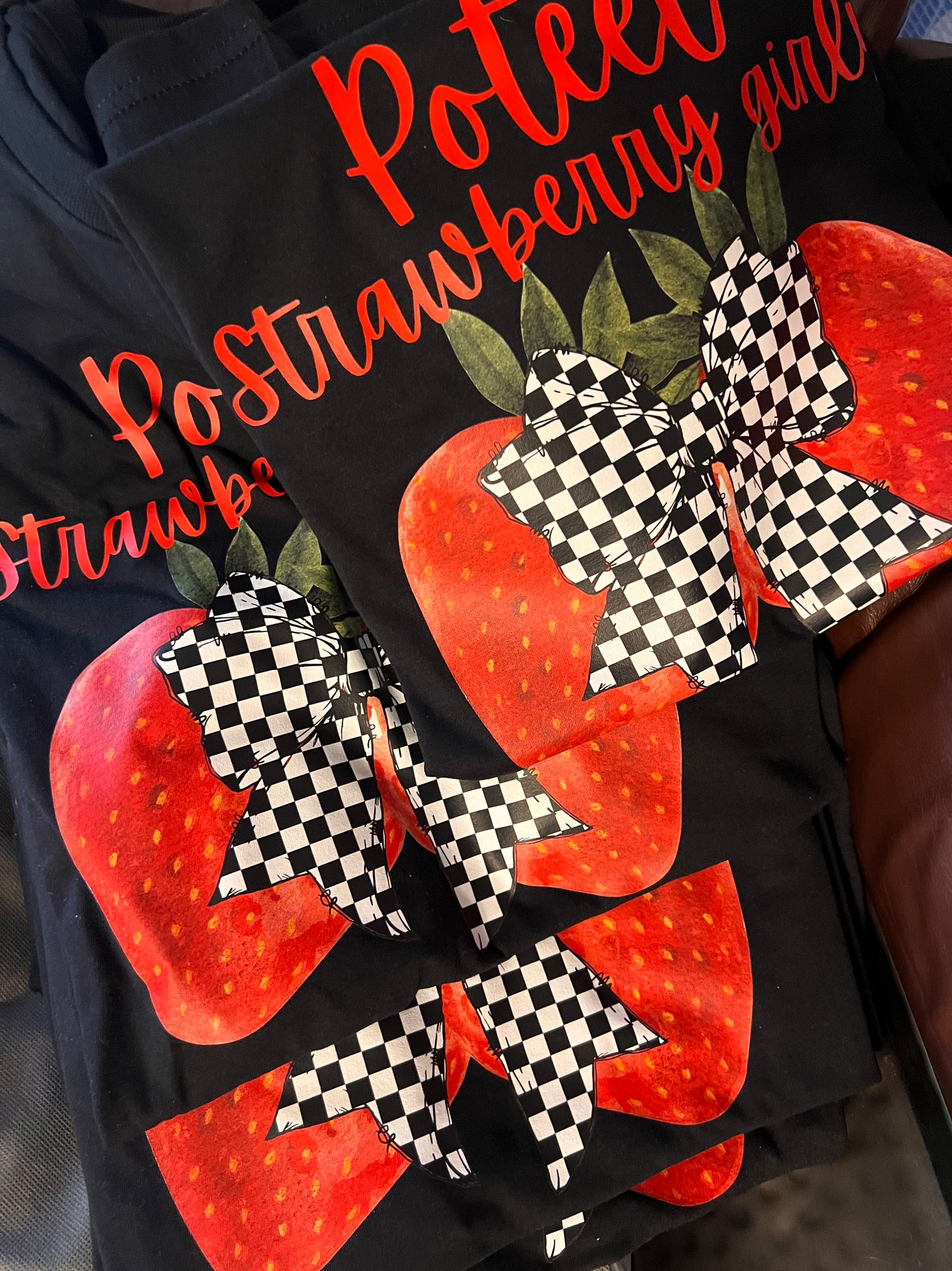 Poteet Strawberry Girly Tee