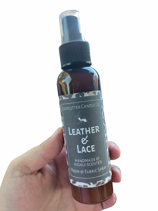 Room Spray - Leather and Lace - 4oz