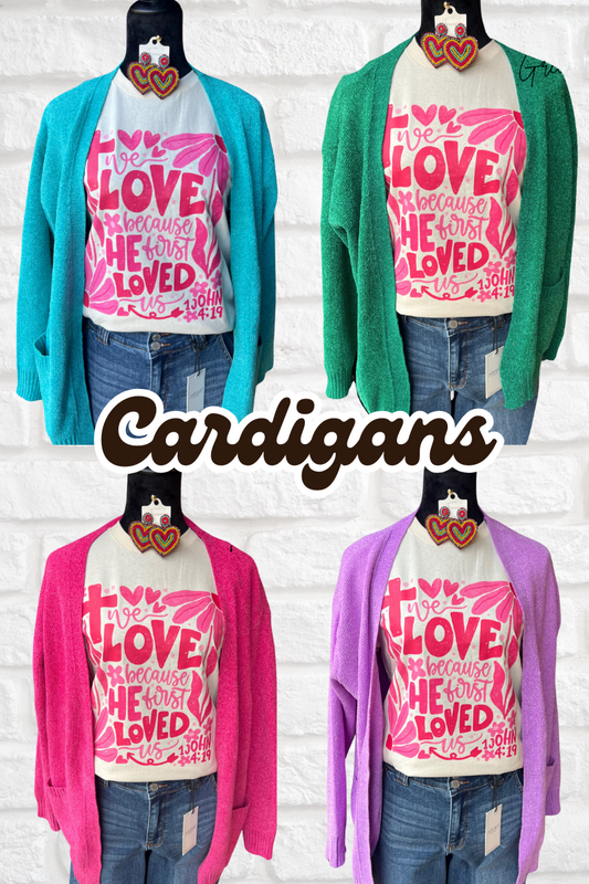 Open Front Cardigan