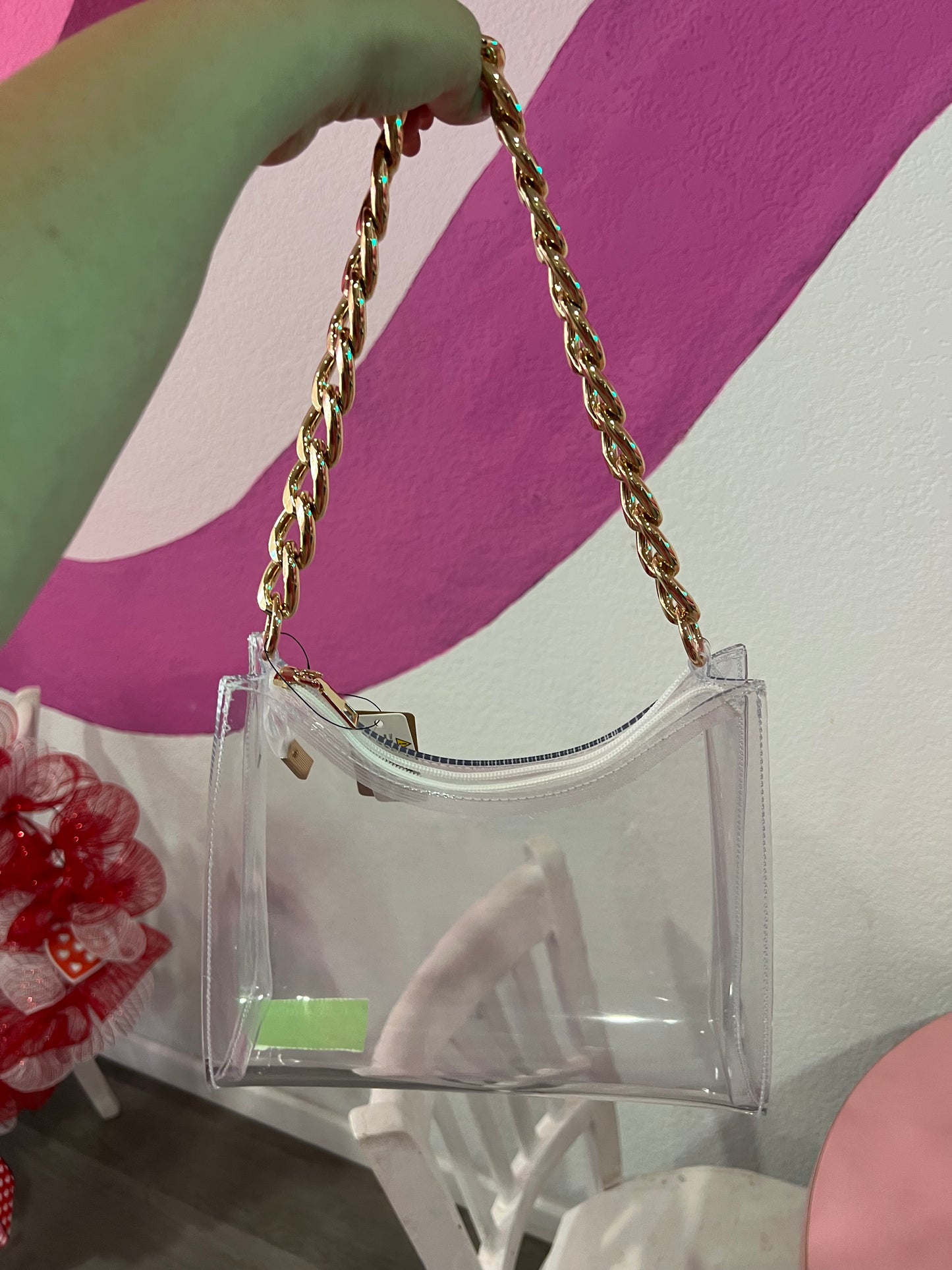 Clear Statement Stadium Bag