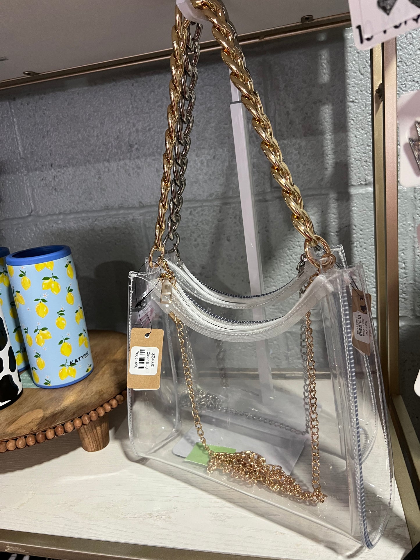 Clear Statement Stadium Bag