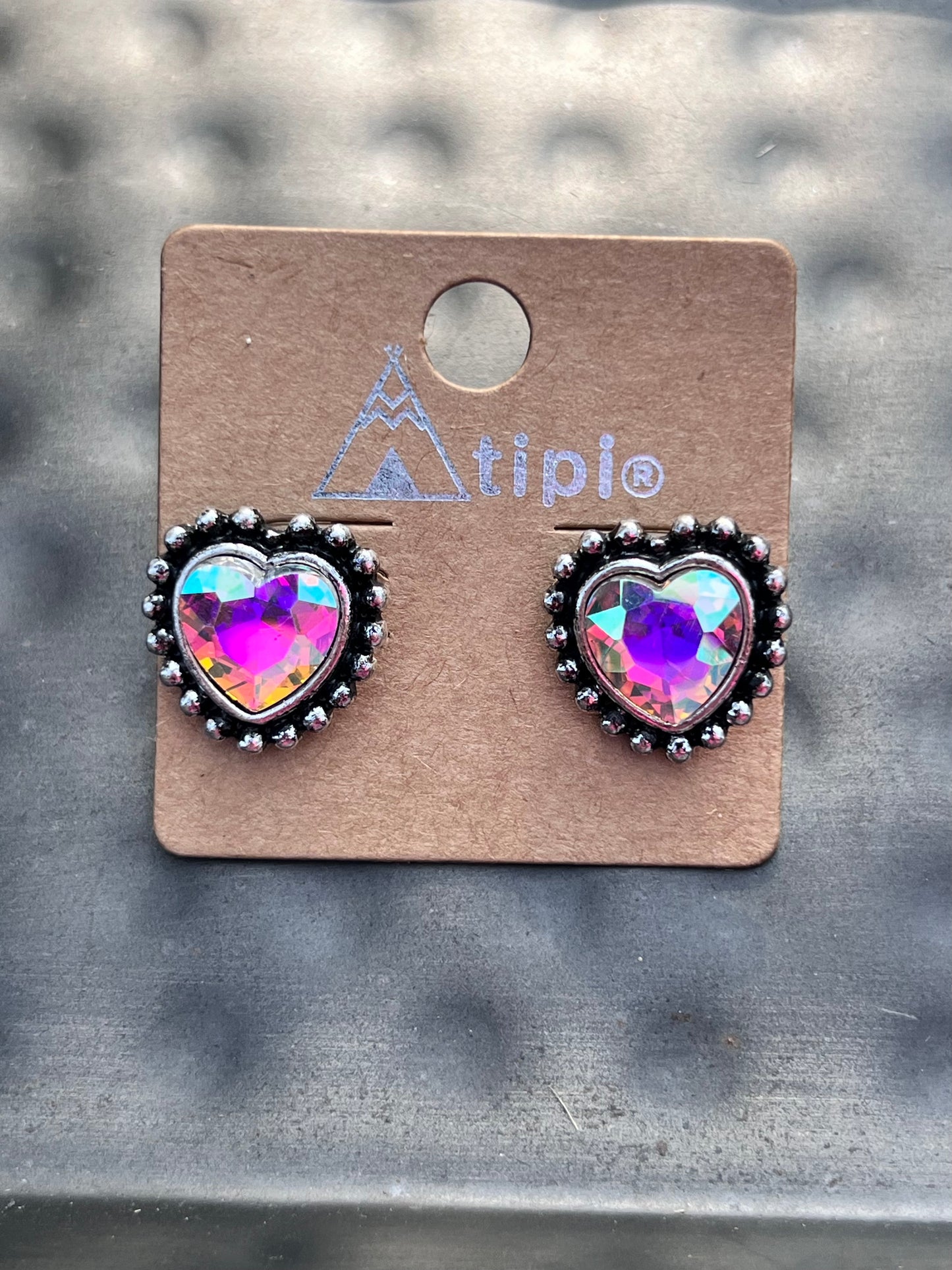 AB Heart Studs