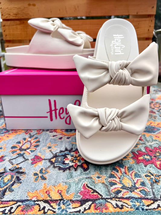 Corkys Lil Bit Knotty Sandal - Ivory