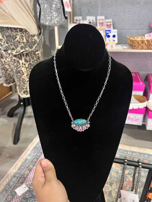 Turquoise AB Necklace