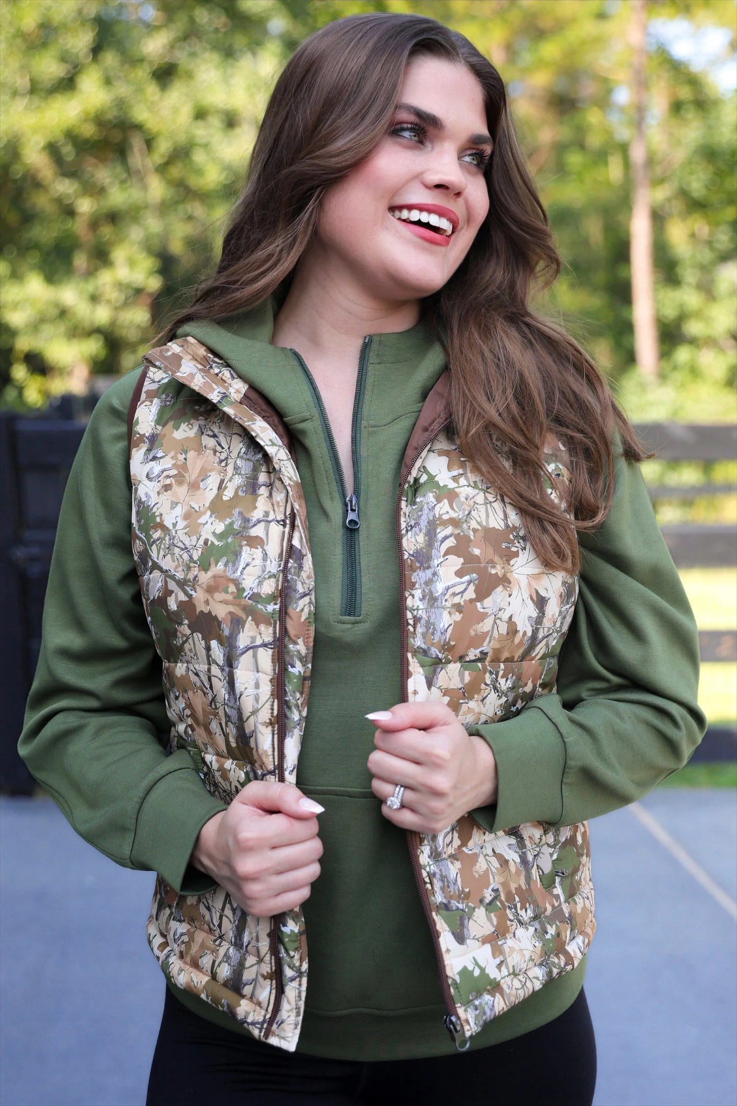 Camo Puffer Vest