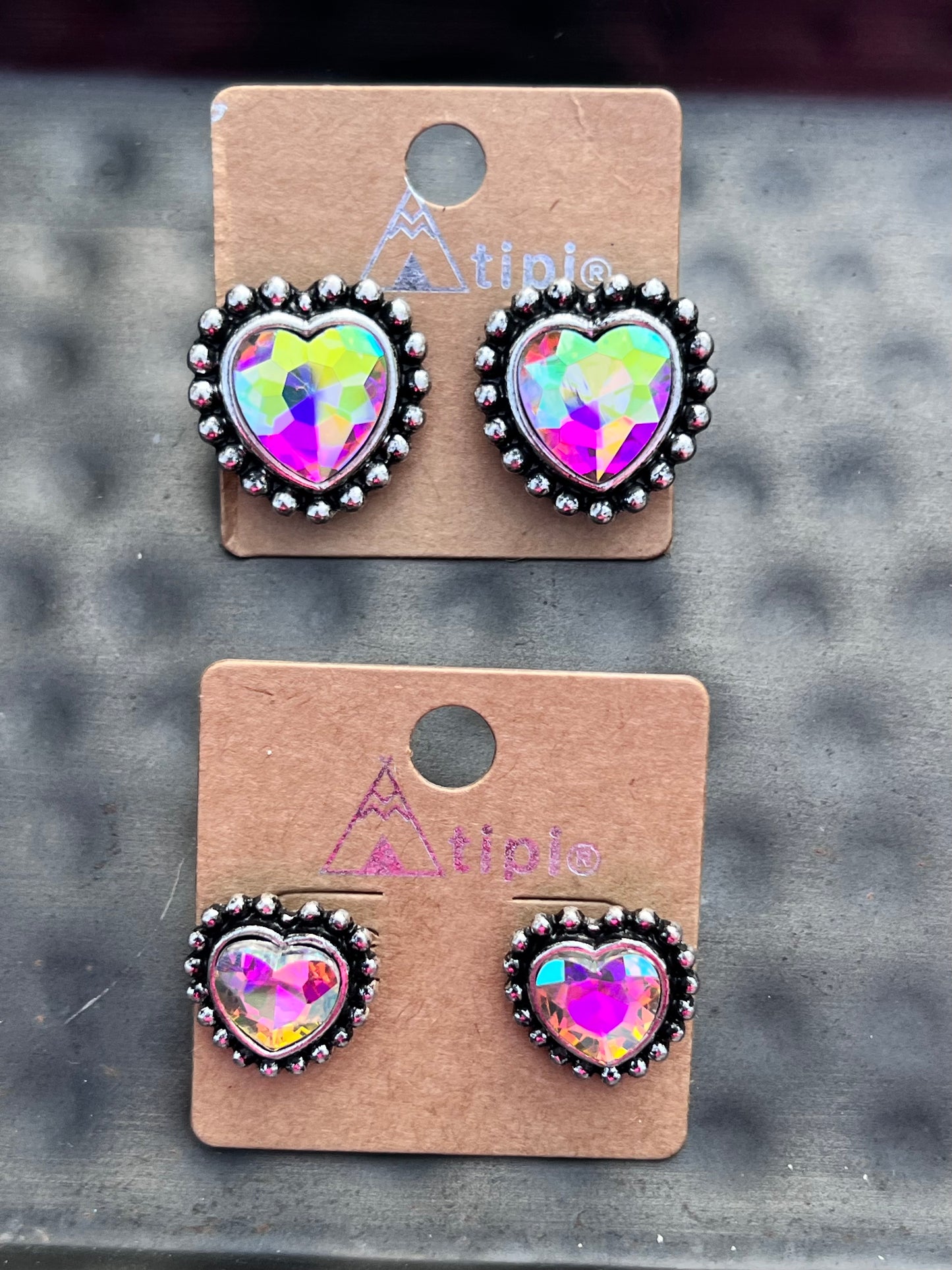 AB Heart Studs