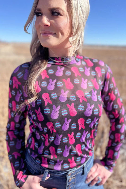 Bunny Mesh Top