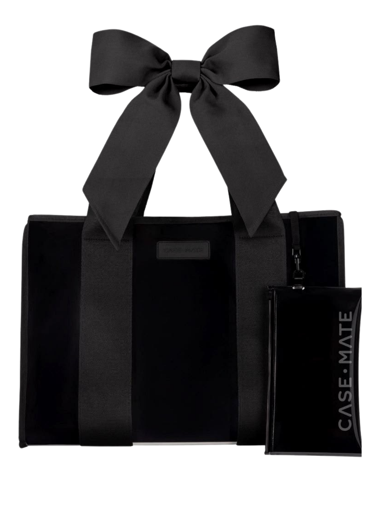 Casemate Midnight Black Jelly Bow Tote