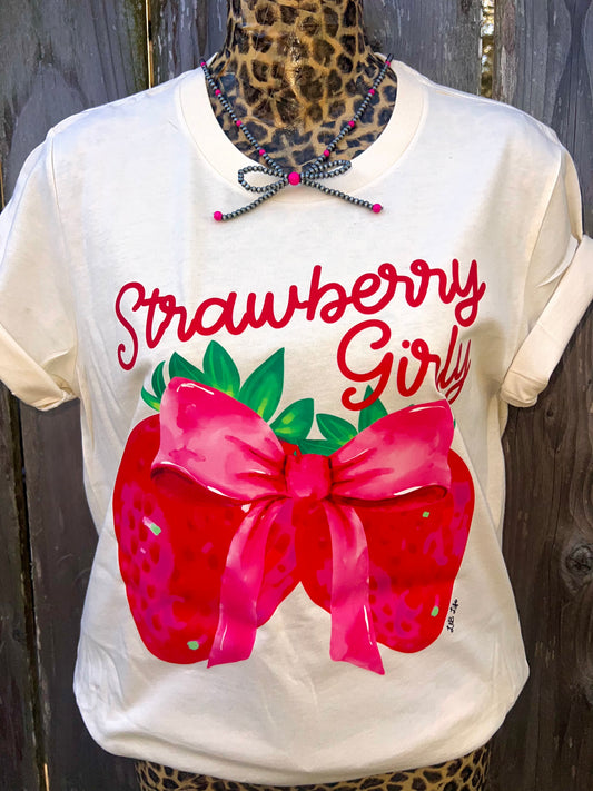 CREAM Strawberry Girly Graphic Tee