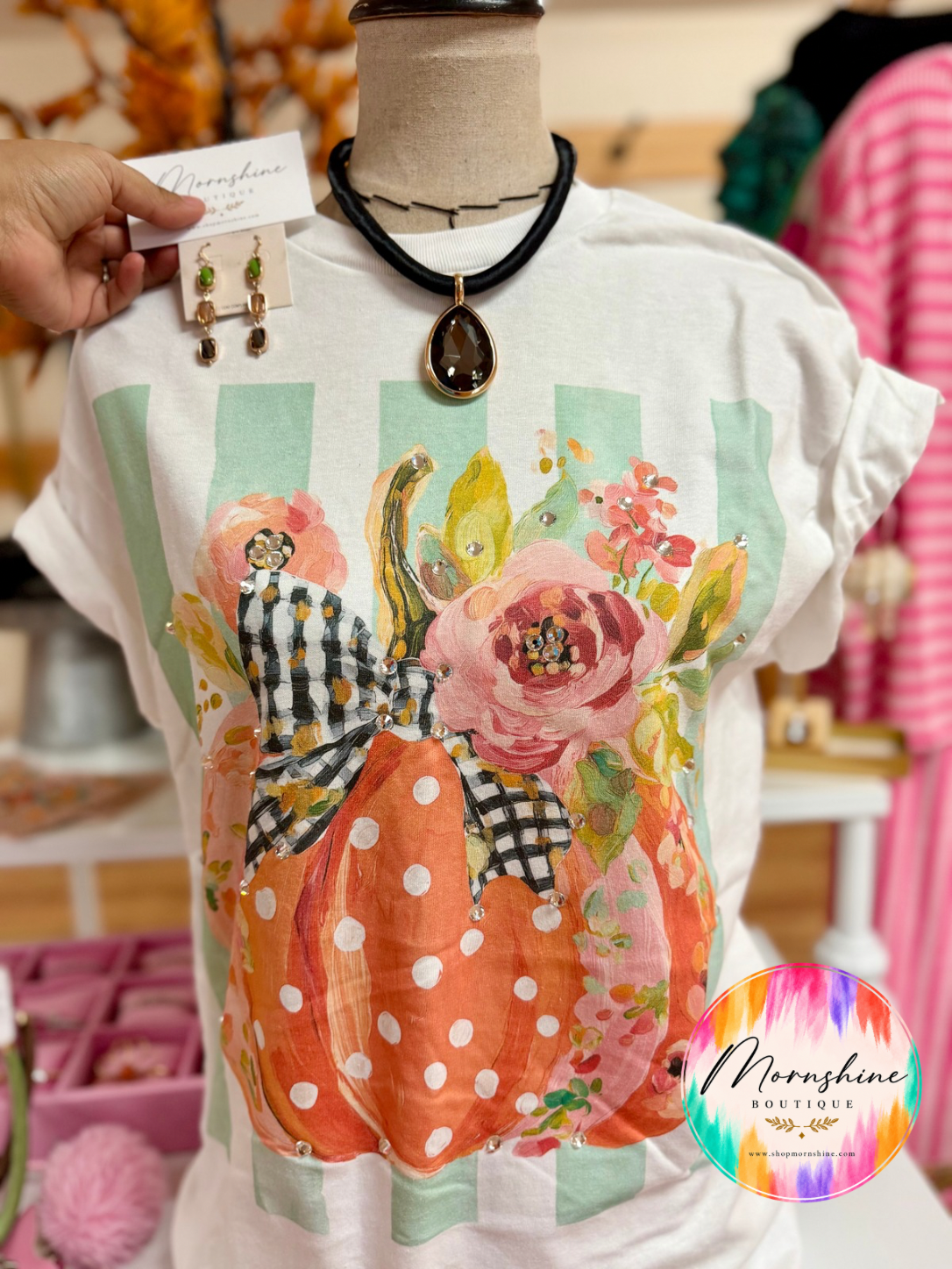 Bling Pumpkin Patch Tee